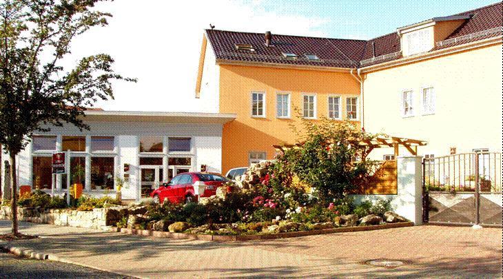 Hotel Weidenmuhle Mühlhausen Exteriör bild